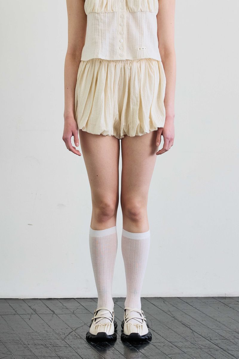 ARIKIM（アリキム）の「CUDDLY BALLOON SKIRT PANTS / BEIGE（Skirts）」