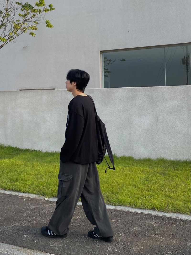 Pigment Stper Cargo Balloon Pants 2C