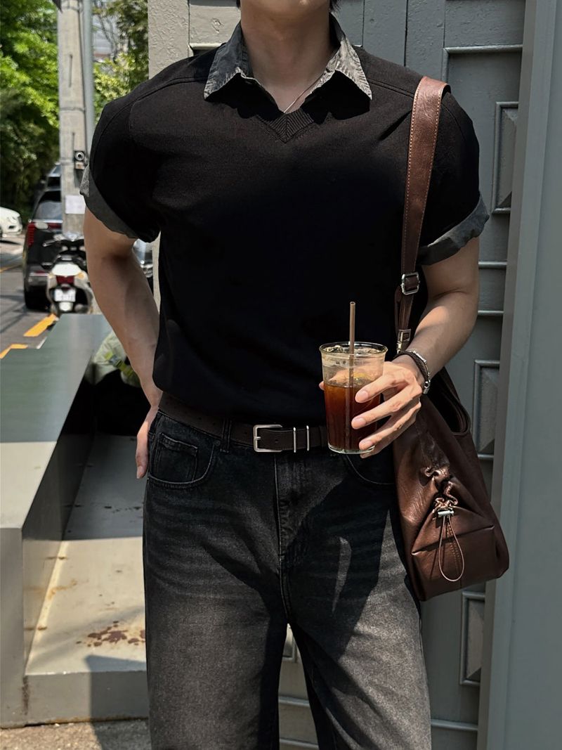 LMN St. Pig Washing Short-Sleeved Shirt (4 colors)