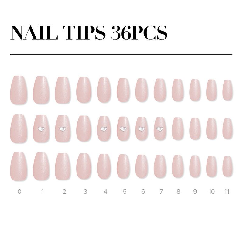 MUZMAK Reusable Nail Tip Shell(Coffin)
