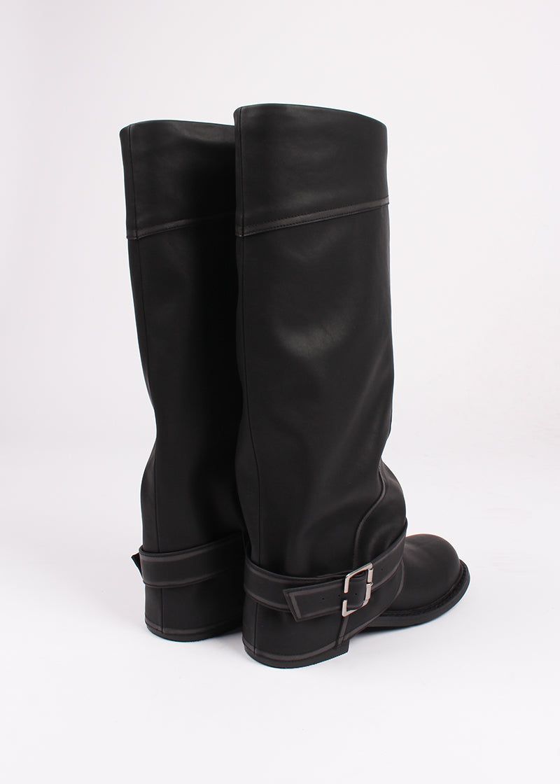 FOLDING BUCKLE BOOTS