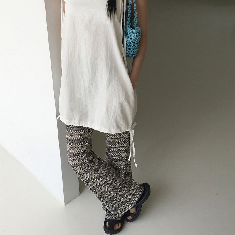 WONDER WONDER(ワンダーワンダー)の「Walt Hippie Stripe Layered Bootscut Pants(Pants)」