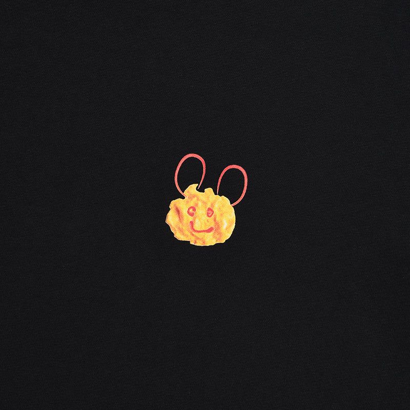 WITTY BUNNY GRAPHIC LONG SLEEVE [BLACK]