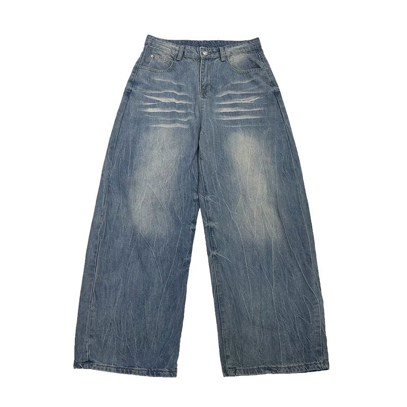 Visor Wrinkle Wide Denim