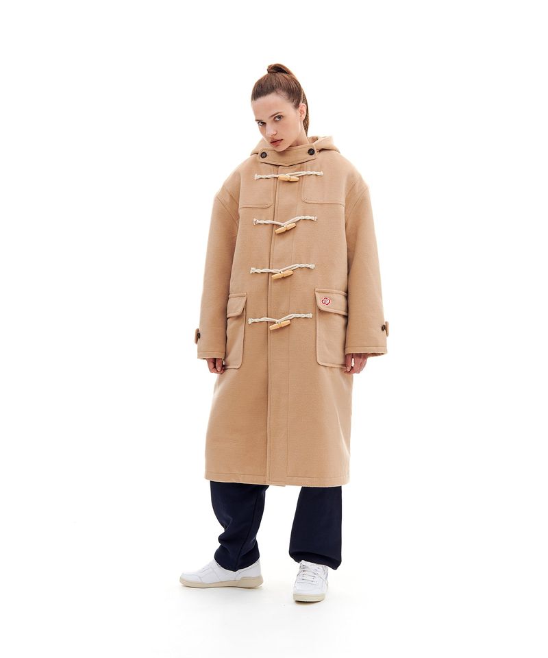AB LONG DUFFLE COAT (BEIGE)