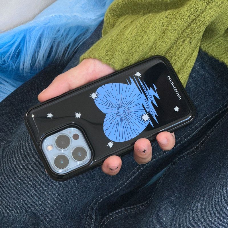 WALKONWAKE（ウォークオンウェイク）の「ハートウォーターケース (BLACK)（スマホグッズ/小物）」