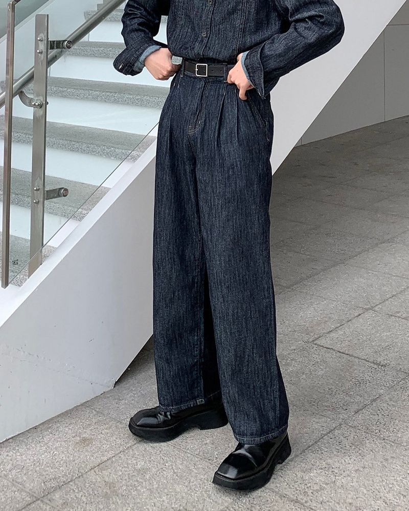 COZINESS（コジネス）の「LE Mono Linen Two-Tuck Denim（Pants）」