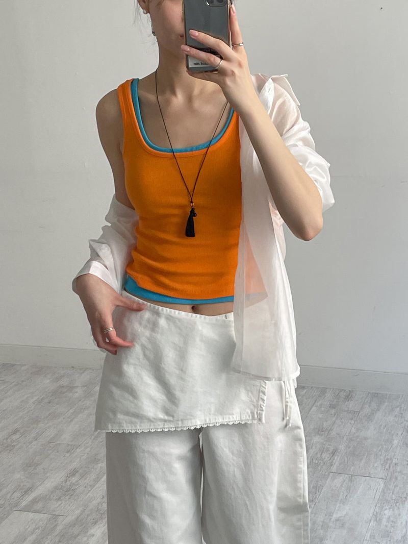 Lace Wrap Balloon Fit Wide Pants