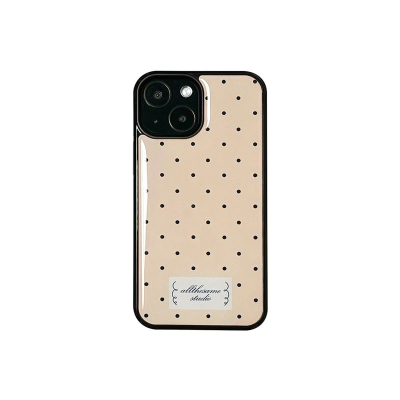 allthesamestudio(オールザセイムスタジオ)の「Dot epoxy bumper case (peach puff)(Smartphone Accessories)」