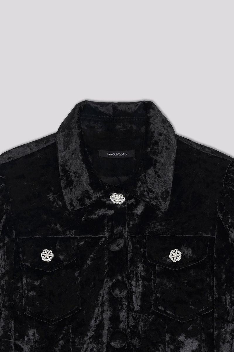 Velvet Jacket Black