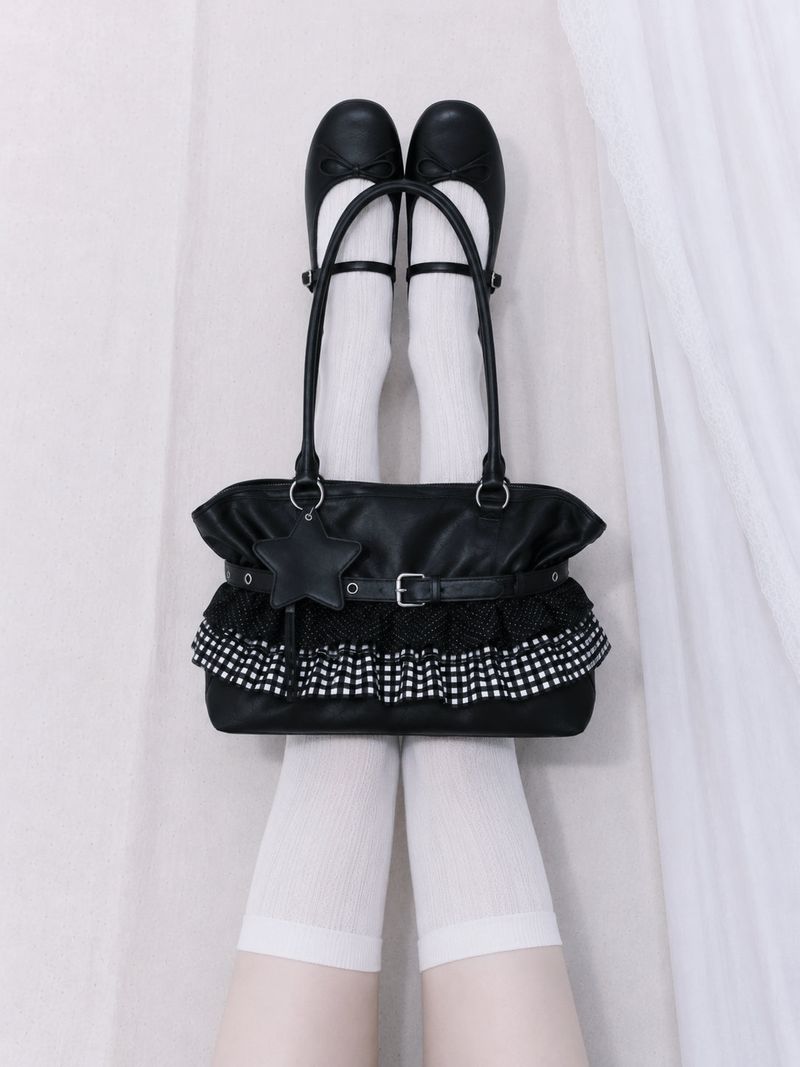 STAR FRILL BAG (3COLOR)