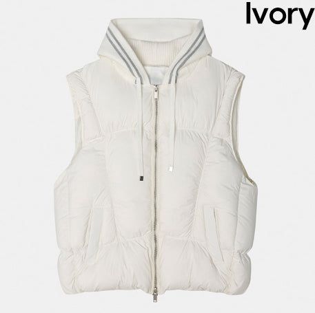 Endo Two Way Hooded Padded Vest