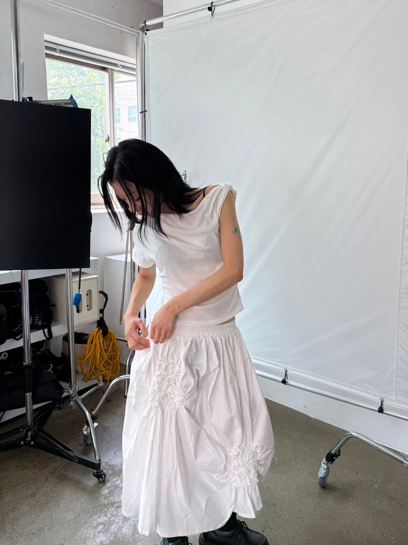  UNBAL SHOULDER TOP
