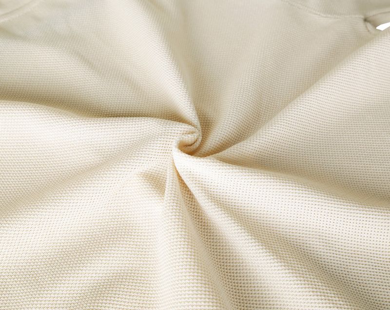 BUTTON UP HALF SLEEVE PIQUE CARDIGAN CREAM