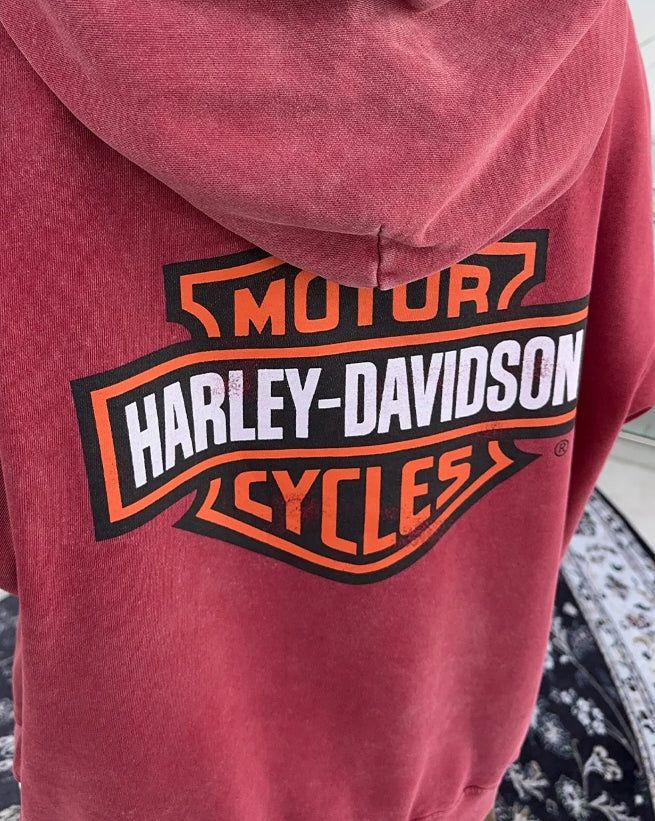 Liner Harley Dyeing Hoodie