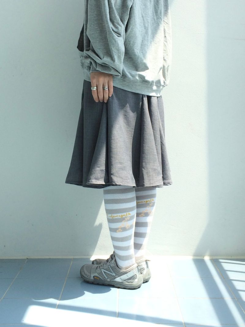 soft garden flare skirt