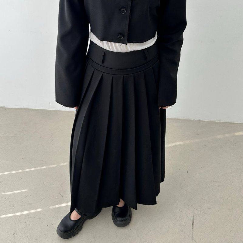 Maxi Pleated Skirt