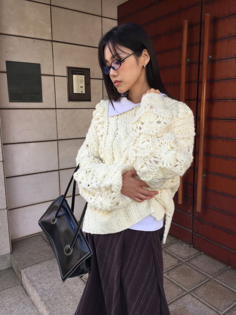 Label Midi Skirt (2color)