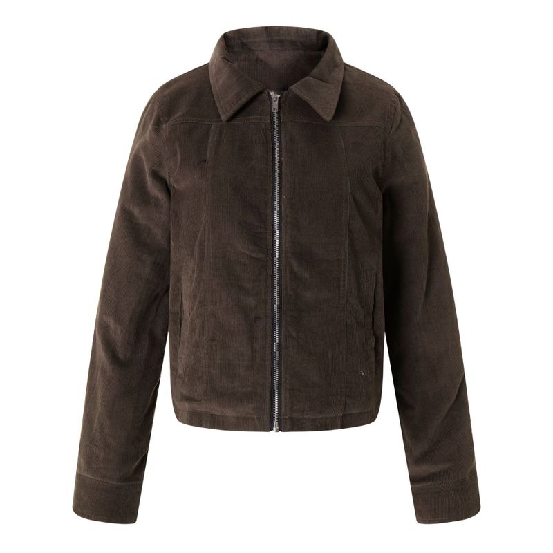 Cozy&Kitsch(コージーアンドキッチ)の「Classic Brown Corduroy Short Jacket 233313024(Jackets/Outerwear)」