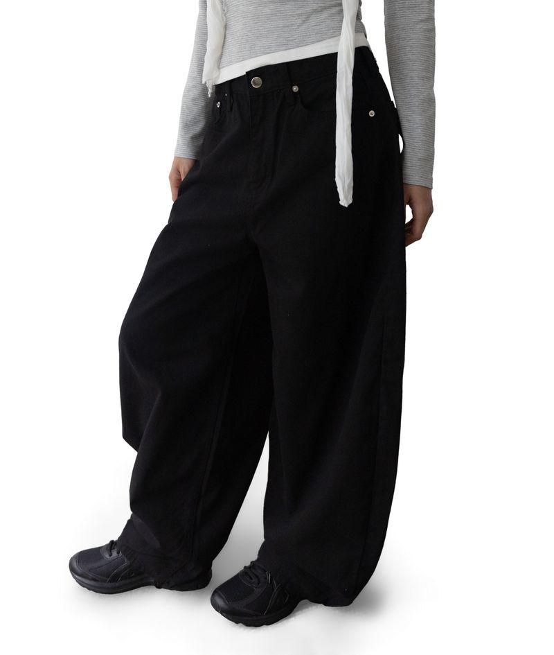 Zelda Studded Strap-Detail Cotton Pants