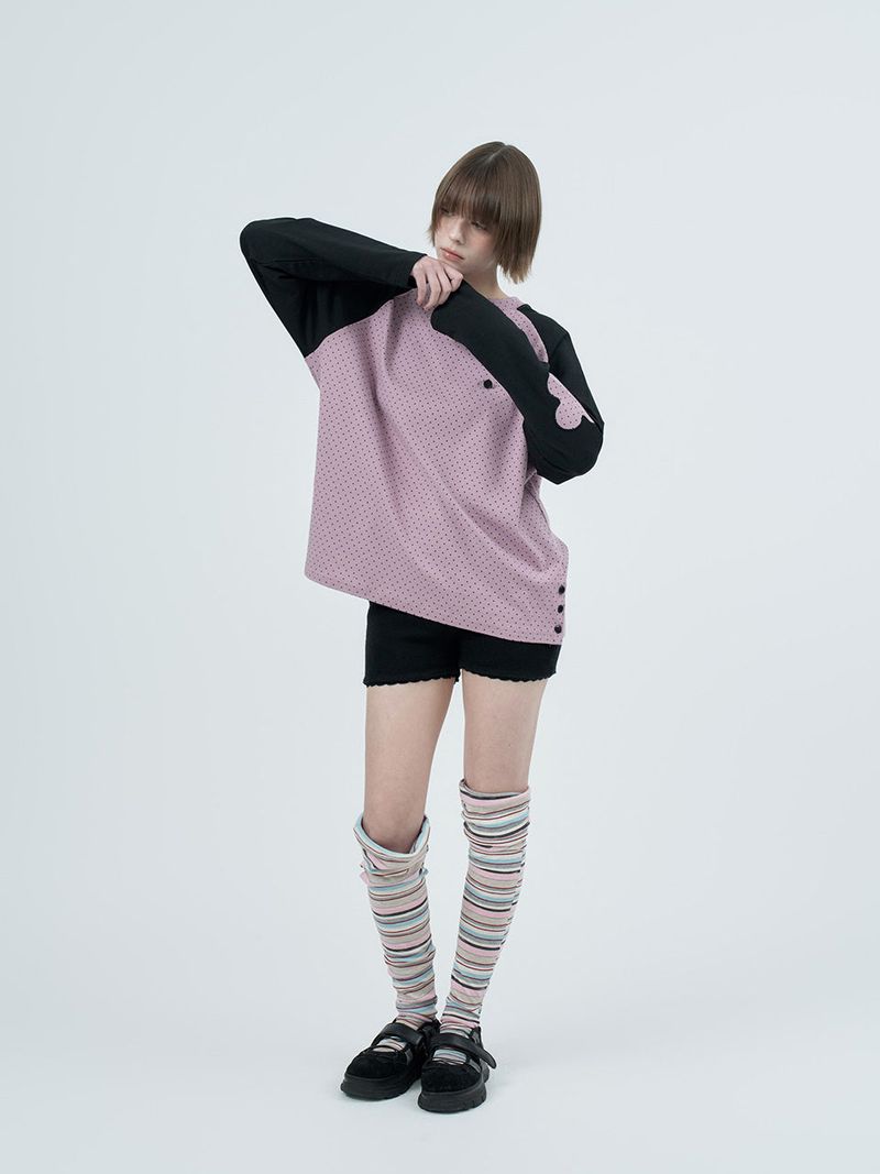 multi stripe loose socks