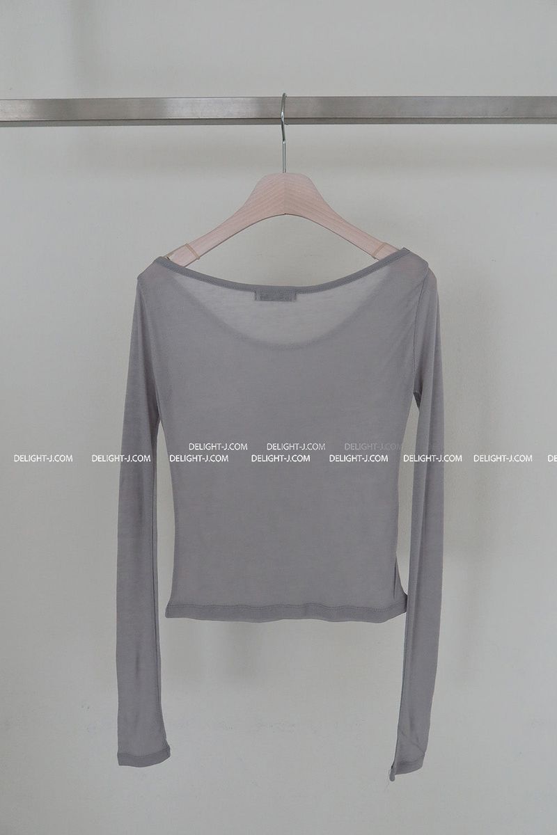 See-Through Thin and Slim T-Shirt