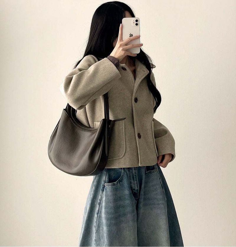 Rein pocket short coat jacket