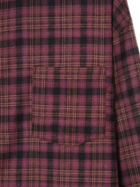 Tier peach checkmate shirt