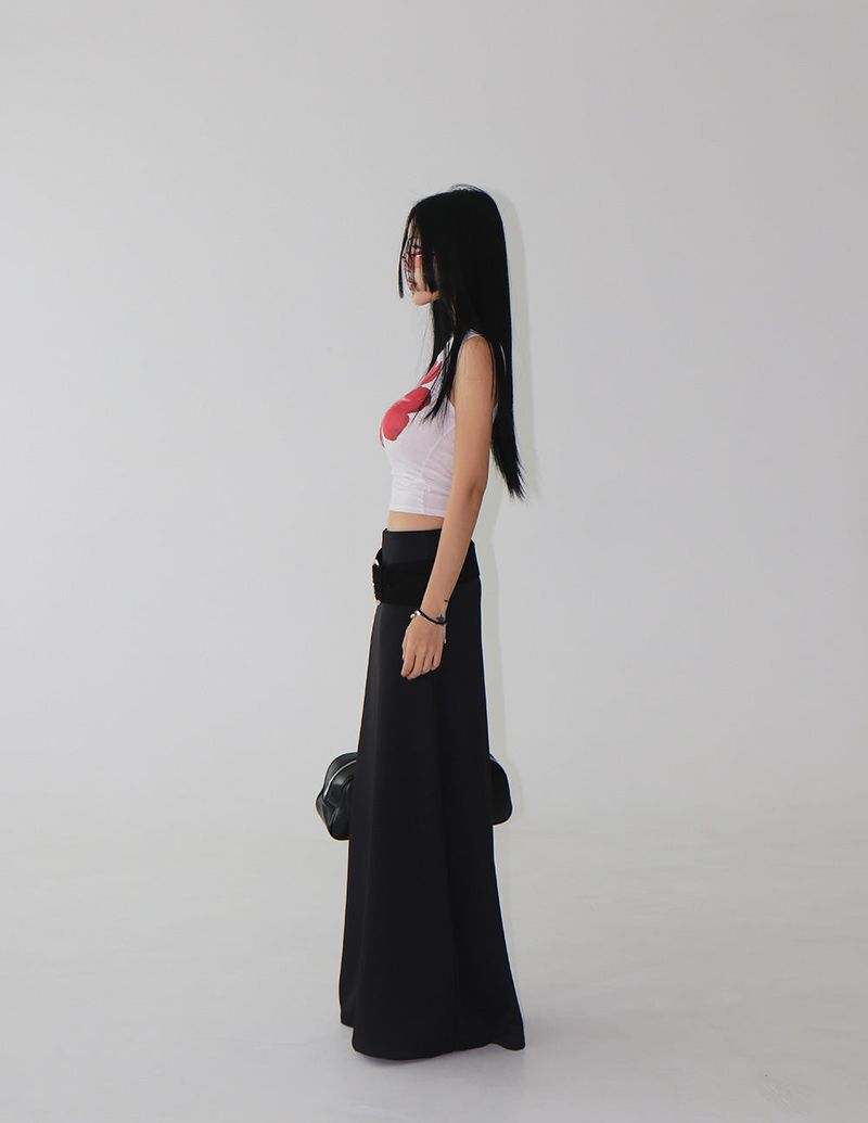 cover maxi long skirt