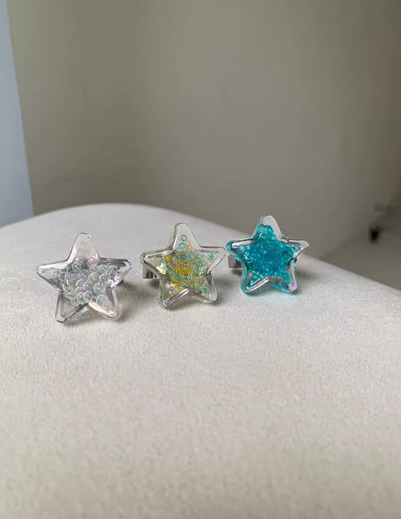 Star beads Star ring (3color)