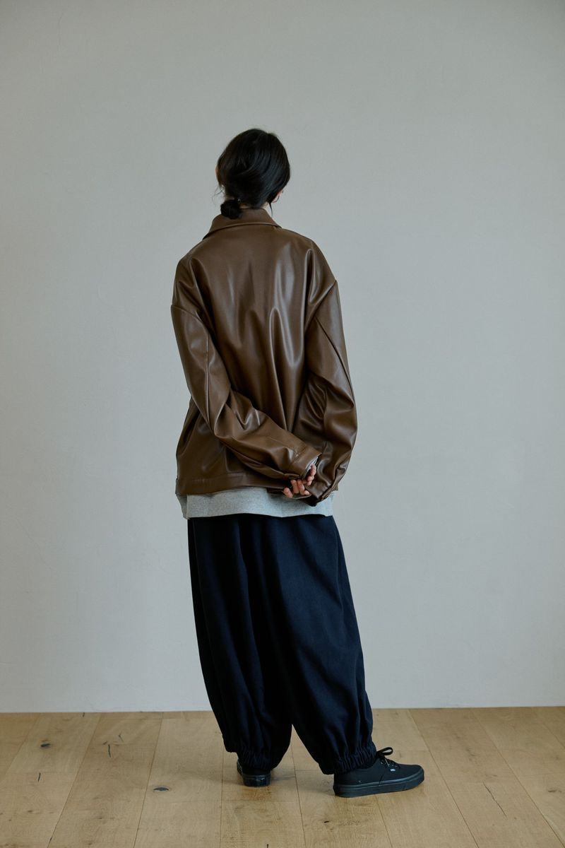 unisex jogger balloon pants navy