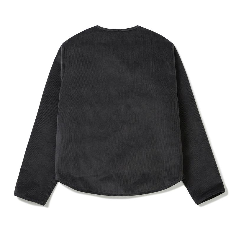 キルティングコーデュロイジャケット / Quilting Corduroy Jacket [CHARCOAL]