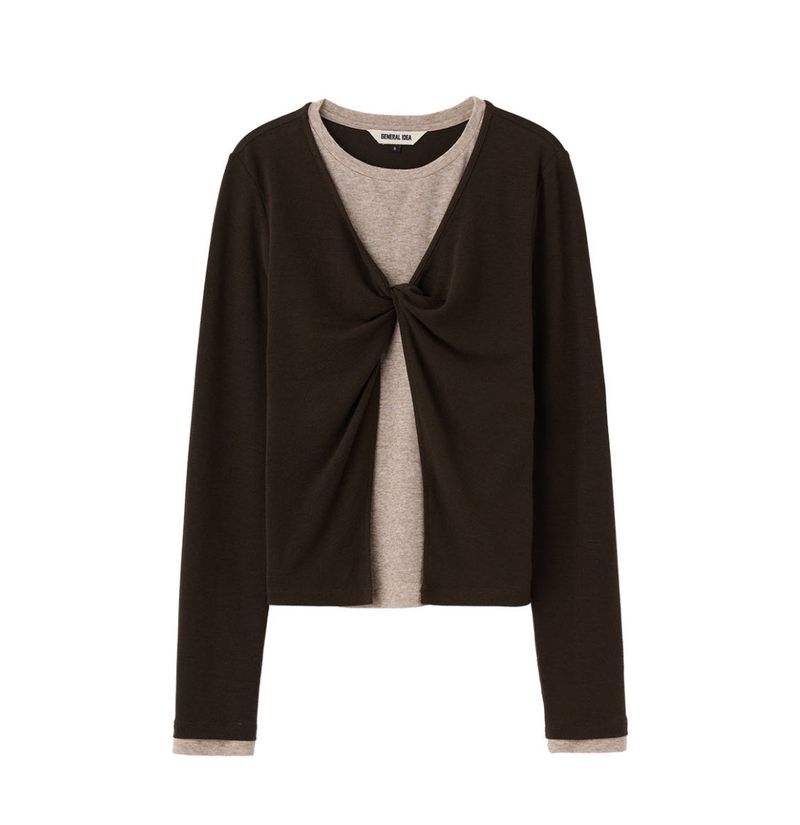 【即日発送】layered twist t-shirts