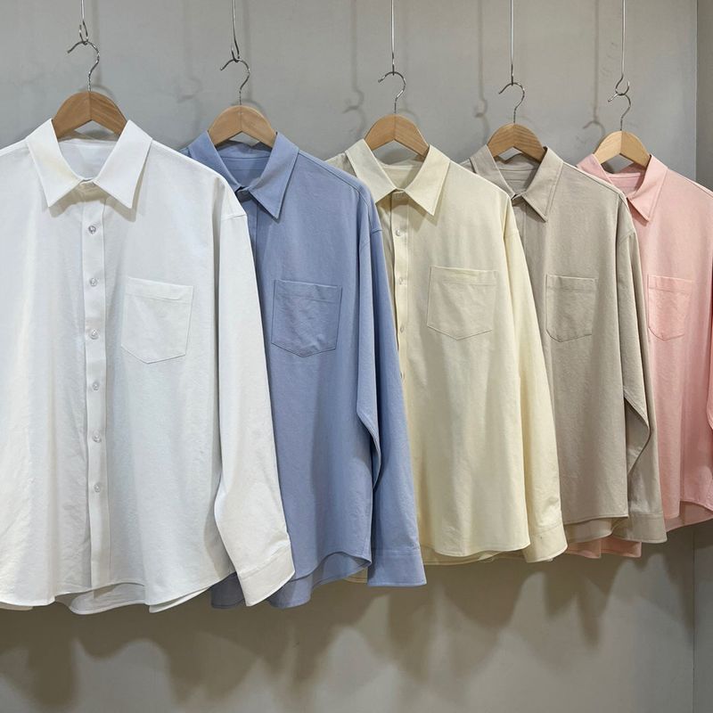 LMN Signal Modern Fit Plain Shirt (4 colors)