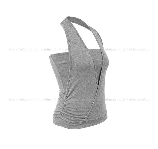 Berry Wrap Halter Sleeveless