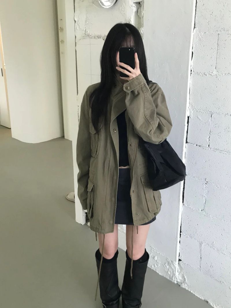 Washed Field Jacket (2 colors)
