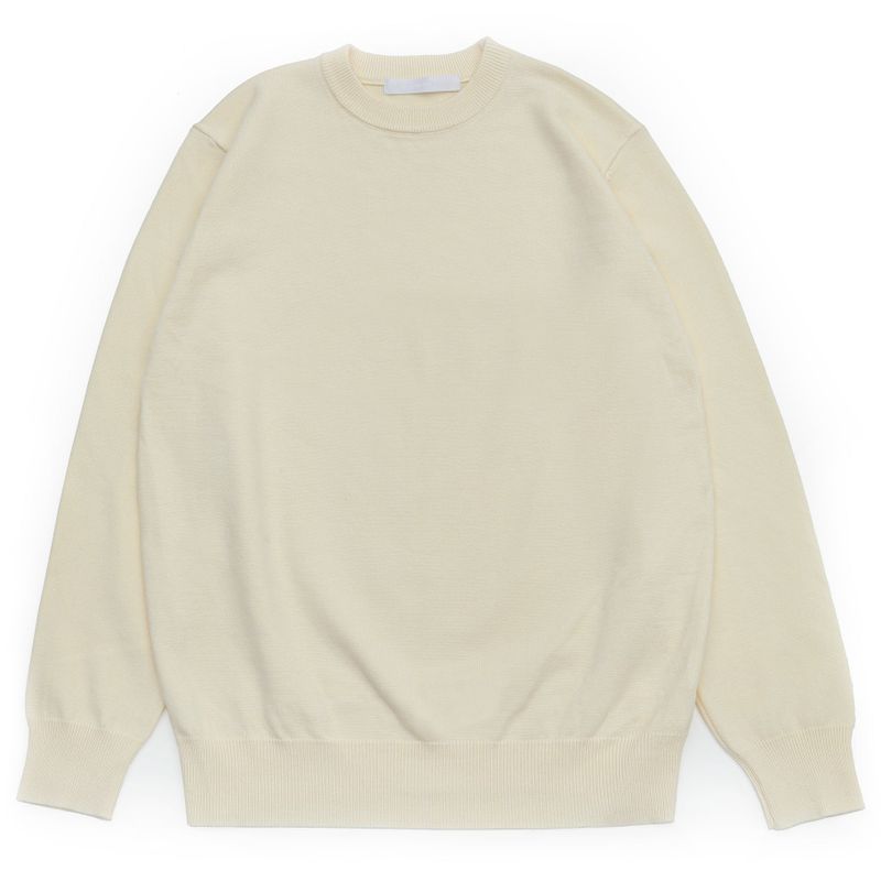 SOFT CREW NECK KNIT IVORY