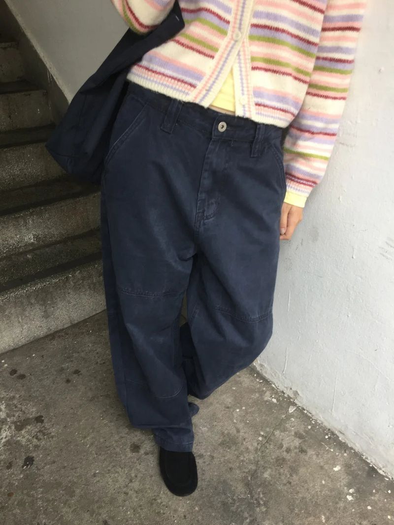 Patina panel pants (3color)
