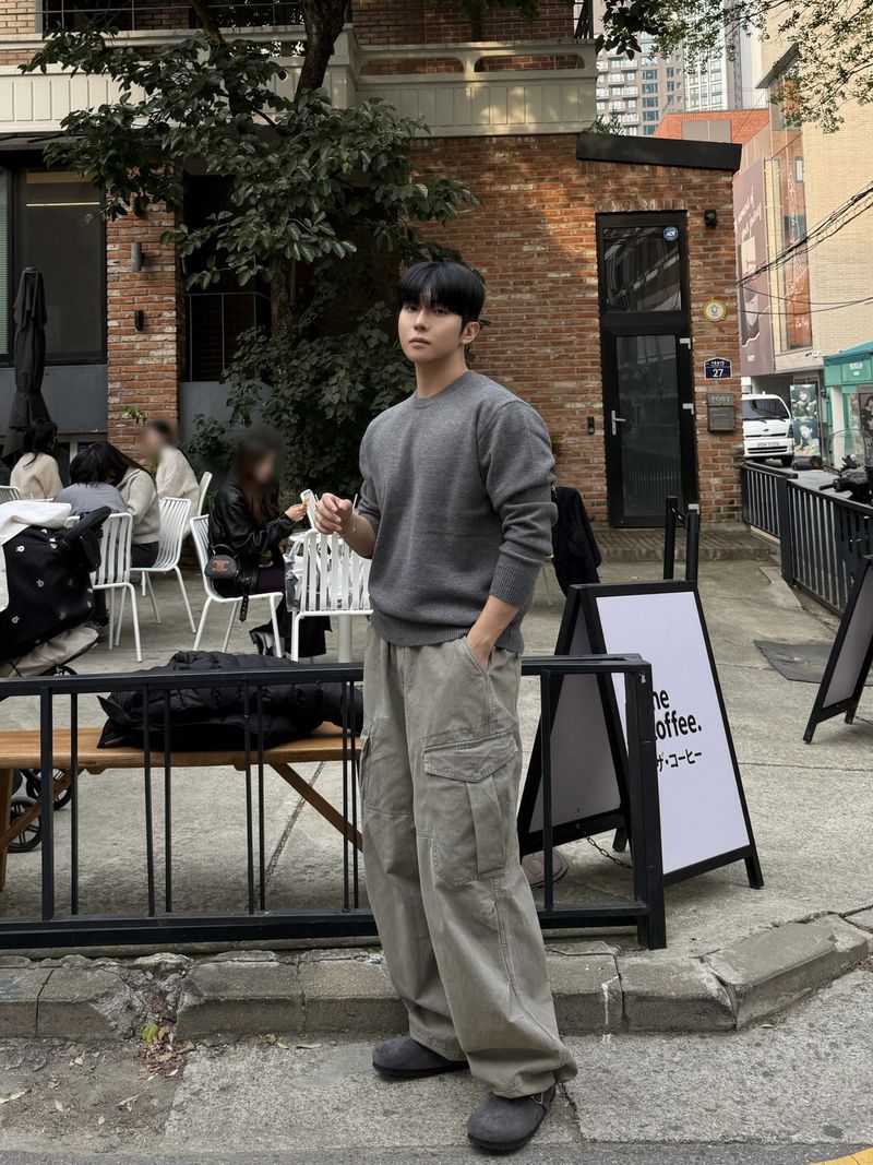 Mata stone washing cargo pants