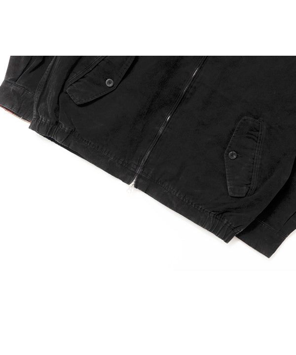 MF Washed Oxford Harrington Jacket (Black)