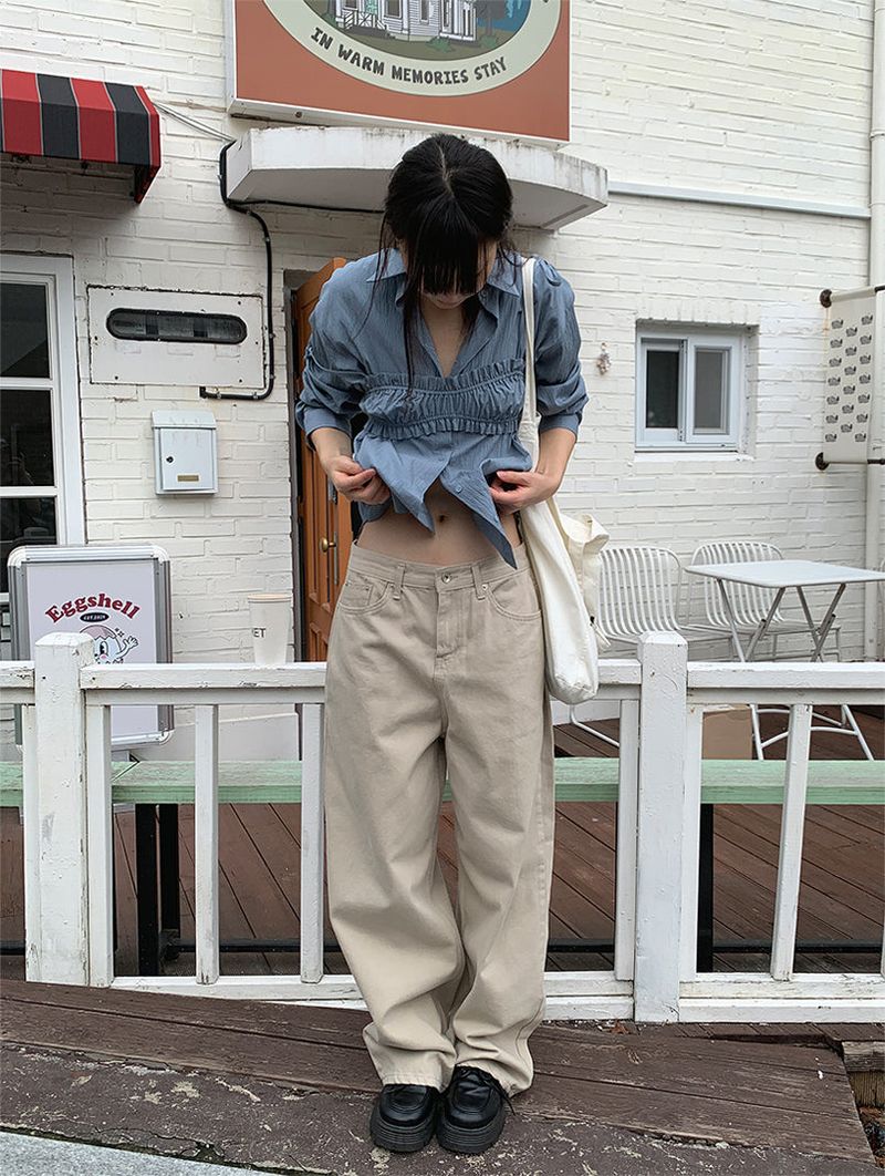 BASIC WIDE PANTS (5C)