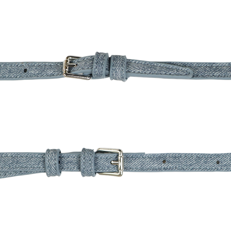PETITE DENIM HEART BAG