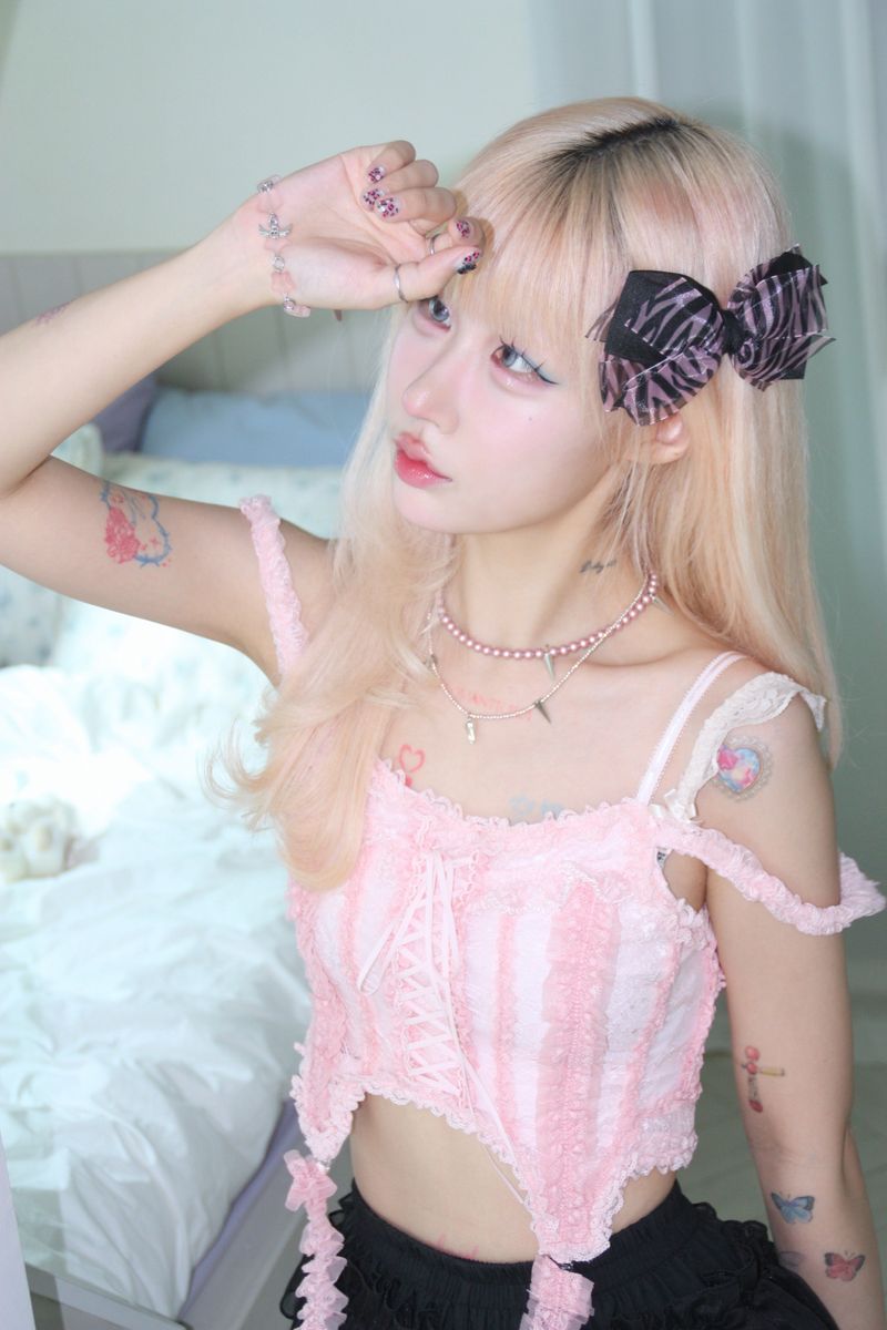 S2002TEARS（エストゥーエス）の「ギャルリボンヘアピン（ヘアアクセサリー）」