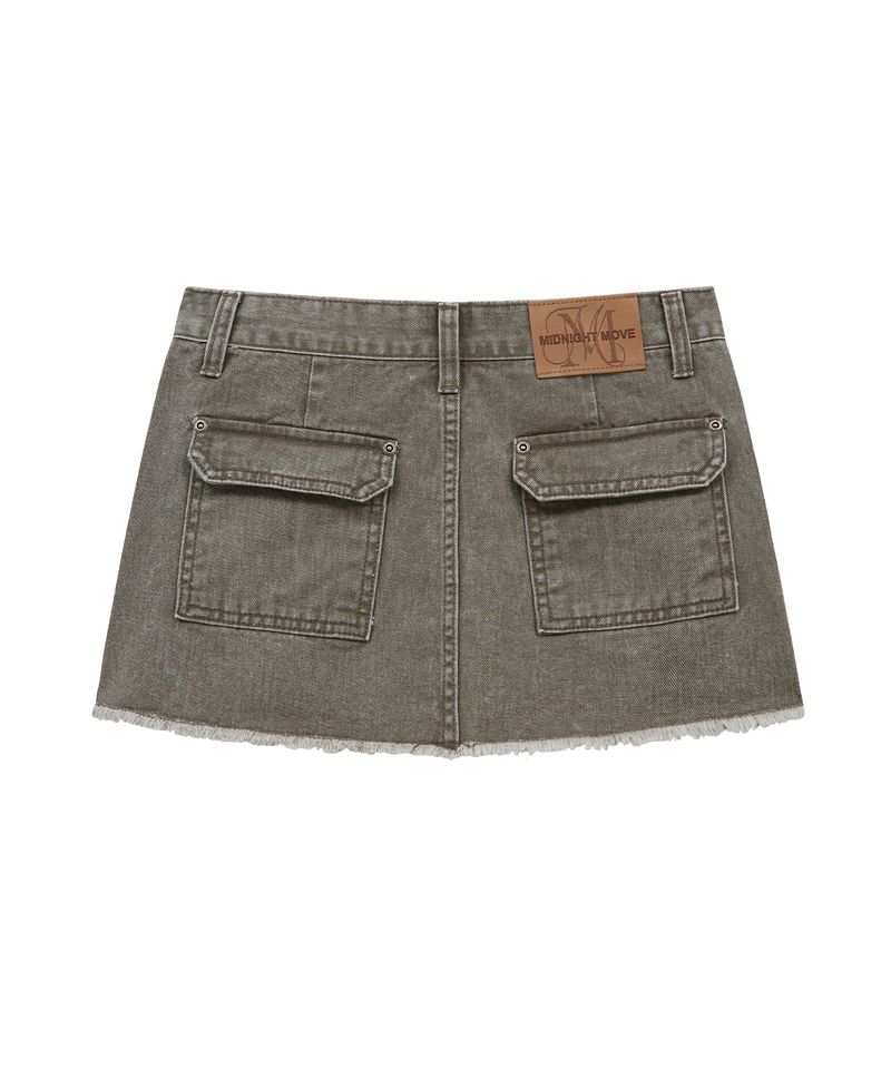 89 short skirt (khaki)