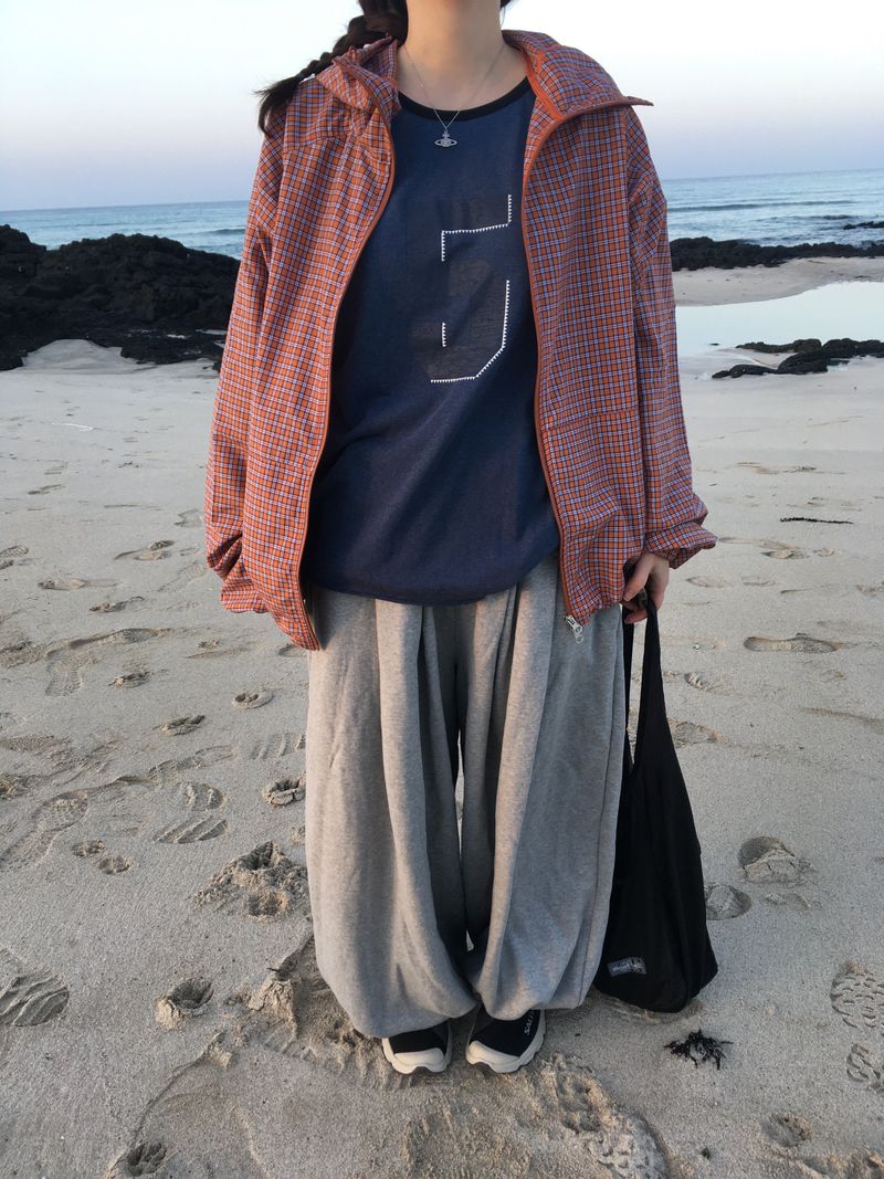 Tissue Pintuck Sweat Pants