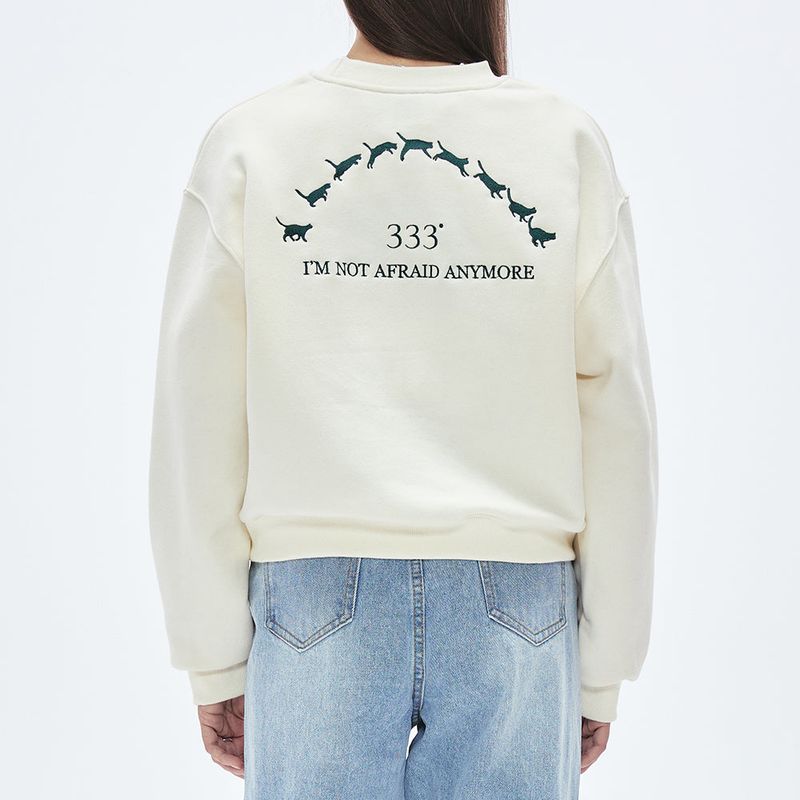 ニット333スウェット/Kitty 333 Sweatshirt [CREAM]