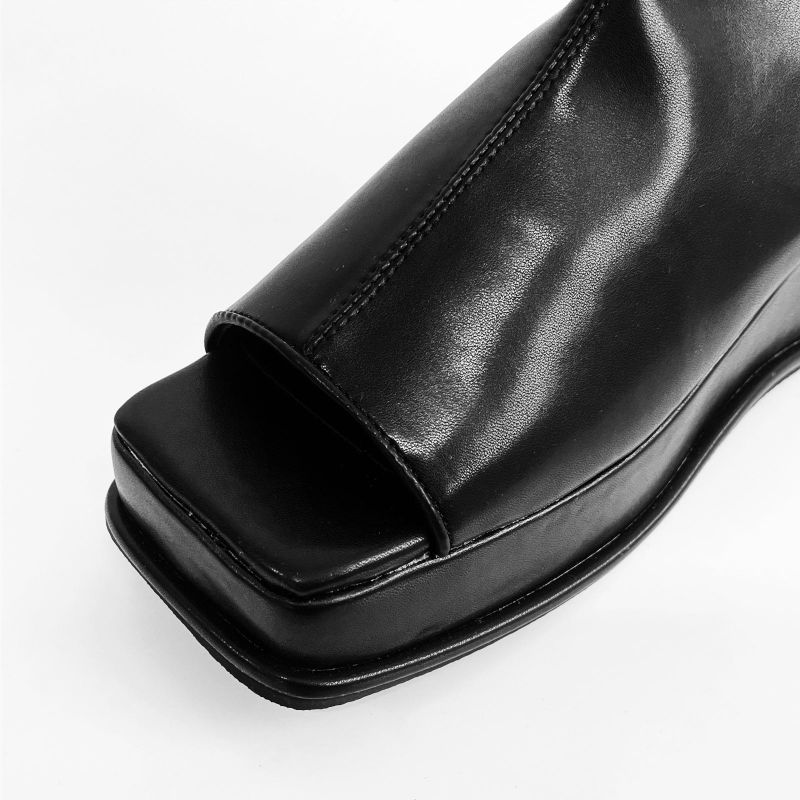 2 3 Open To Ankle Boots