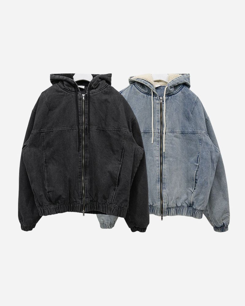 Denim Hooded Jumper