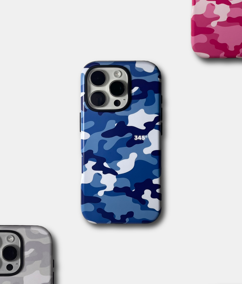 TREEFORFIVE345（ツリーフォーファイブ345）の「[BLUE] CAMOUFLAGE Tuff Bumper Case / TREEFORFIVE345（Smartphone Accessories）」