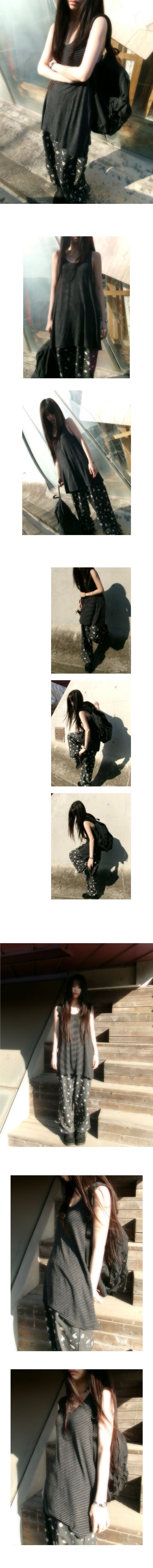 thin long sleeveless